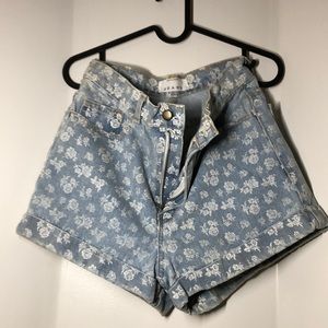 American Apparel denim shorts